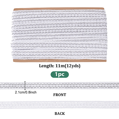 Polyester Braided Ribbons OCOR-WH0120-13C-1