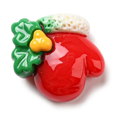 Christmas Opaque Resin Cabochons RESI-K027-21A-1
