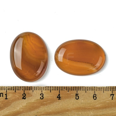 Natural Red Agate Cabochons G-L601-03C-03-1