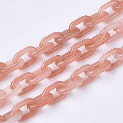 Acrylic Handmade Cable Chains SACR-N006-03D-1