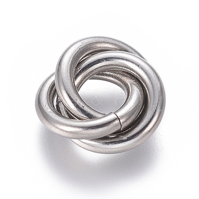 Tarnish Resistant 304 Stainless Steel Linking Rings LS-STAS-L239-01E-P-1