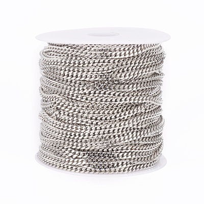 Iron Cuban Link Chains CH-R013-5x4mm-P-1