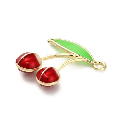 Alloy Enamel Pendants FIND-A051-08A-G-1