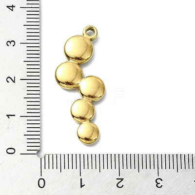 Ion Plating(IP) 304 Stainless Steel Pendants STAS-B058-28G-01-1