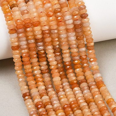 Natural Red Aventurine Beads Strands GG-CBAE4D4-A01-01-1