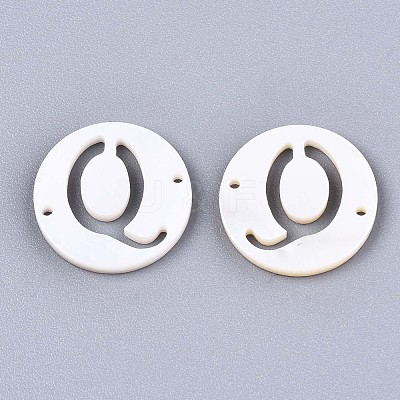 Natural Freshwater Shell Links Connectors X-SHEL-S276-120Q-1