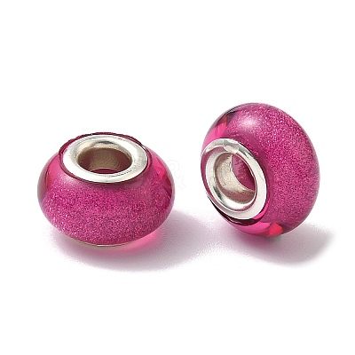 Large Hole Resin European Beads OPDL-R118-02B-1
