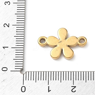 304 Stainless Steel Enamel Connector Charms STAS-G387-01G-1
