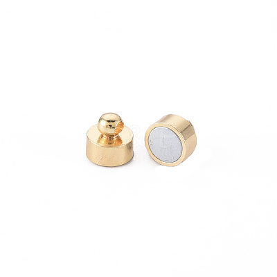 Brass Magnetic Clasps with Loops KK-Q765-007-NF-1