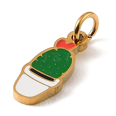 304 Stainless Steel with Enamel Pendants SA-CBAAF93-G06-1