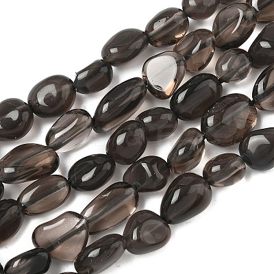 Natural Obsidian Beads Strands G-P497-01A-15-1