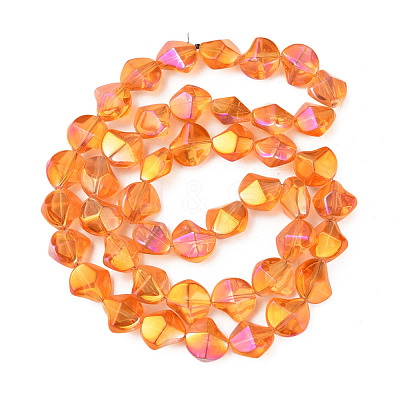 Electroplate Glass Beads Strands EGLA-N008-019-A05-1