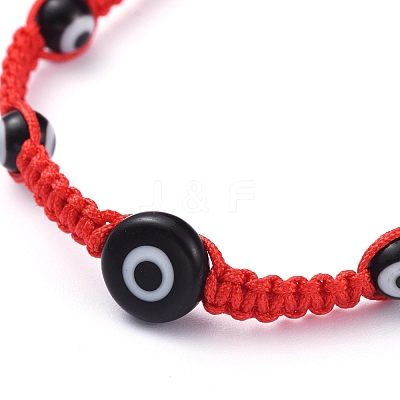 Adjustable Nylon Thread Braided Bead Bracelets BJEW-JB05292-1