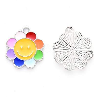 Alloy Enamel Pendants ENAM-N054-009-P-1
