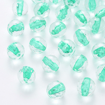 Transparent Acrylic Beads TACR-S154-10A-68-1