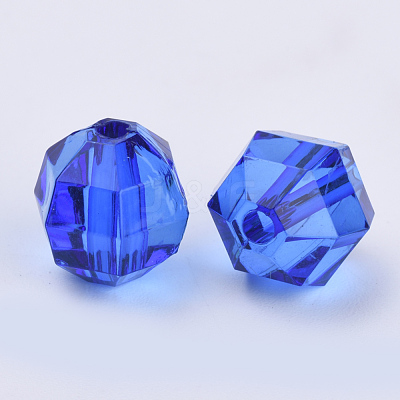 Transparent Acrylic Beads TACR-Q256-8mm-V44-1