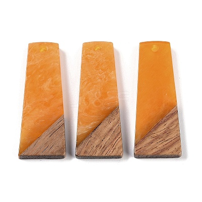 Resin & Wood Pendants WOOD-F015-04C-1