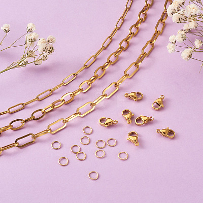 DIY Stainless Steel  Chain Necklaces & Bracelets MakingKits DIY-YS0001-23G-1