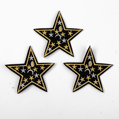 Computerized Embroidery Cloth Iron on/Sew on Patches X-DIY-S040-044-1