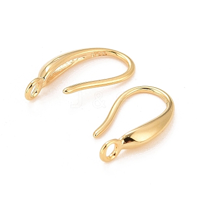 Rack Plating Eco-friendly Brass Earring Hooks X-KK-D075-09G-RS-1