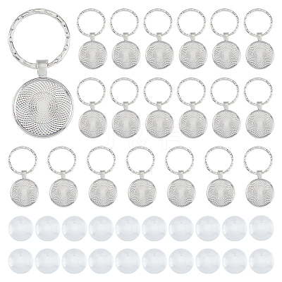 DIY Blank Dome Keychain Making Kit DIY-DC0002-15-1