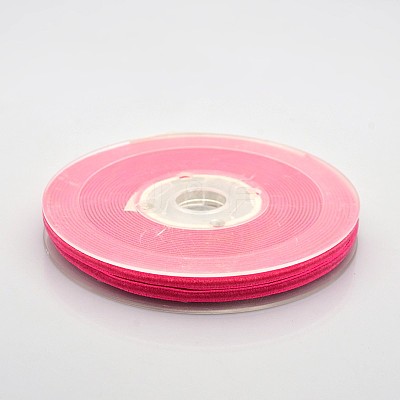 Polyester Velvet Ribbon for Gift Packing and Festival Decoration SRIB-M001-4mm-187-1