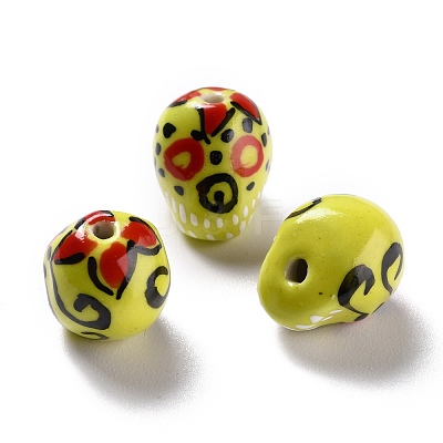 Handmade Porcelain Beads LAMP-F020-38B-1