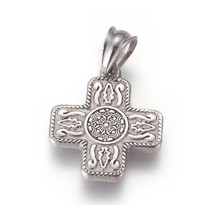 Tarnish Resistant 304 Stainless Steel Pendants STAS-E449-38P-1