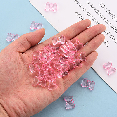 Transparent Acrylic Pendants TACR-T024-02BA-903-1