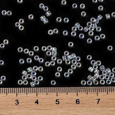 Transparent Colours AB Glass Seed Beads SEED-S042-14A-01-1