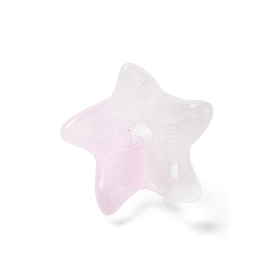 Transparent Glass Beads Caps GLAA-A011-09B-1