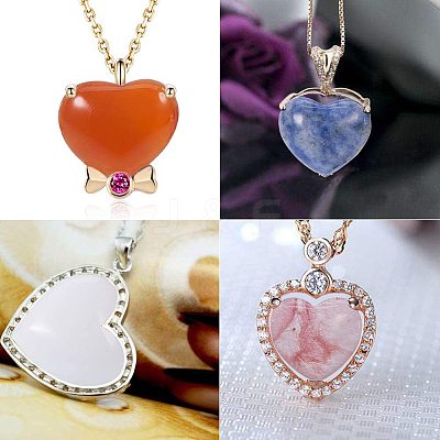 18 Kinds Natural/Synthetic Gemstone Cabochons G-PH0029-03-1