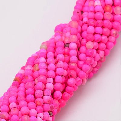 Natural Fire Crackle Agate Beads Strands G-G882-4mm-B04-5-1
