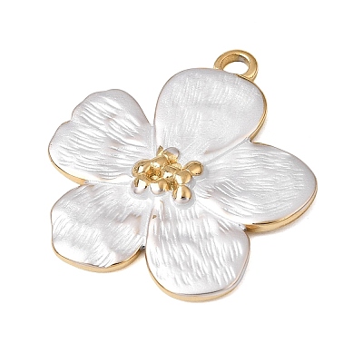 304 Stainless Steel Enamel Pendants SA-CBAFCBF-06G-04-1