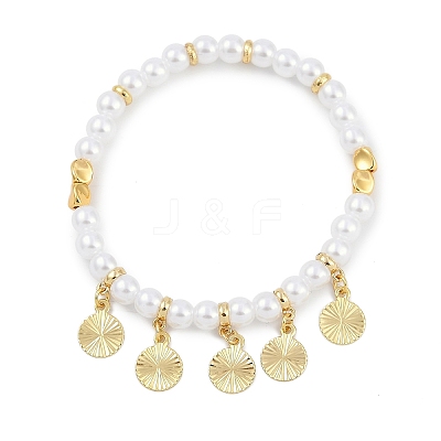 Rack Plating Brass Stretch Bracelets BJEW-P341-10E-G-1