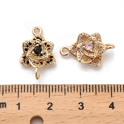 Glass Connector Charms KK-M314-19KCG-1