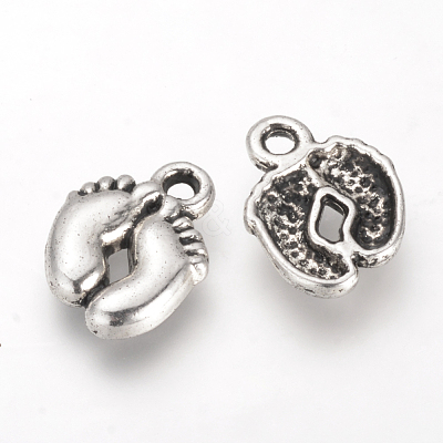 Jewelry Tibetan Style Alloy Charms X-TIBE-Q070-15AS-RS-1