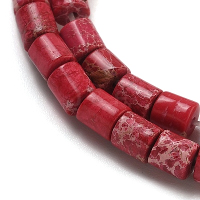 Natural Imperial Jasper Beads Strands G-P460-06H-1
