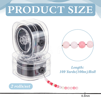 2 Rolls Elastic Thread EW-PH0001-14-1