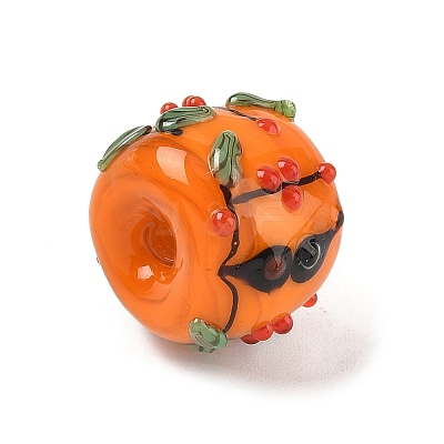 Handmade Lampwork Bumpy Beads LAMP-M025-01D-1