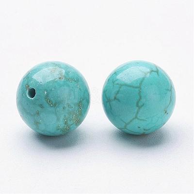 Natural Magnesite Beads G-P212-10mm-1