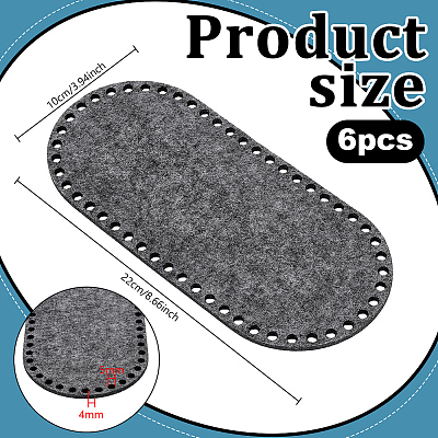 6Pcs Felt Bag Bottom Shaper PURS-PH0001-47C-1