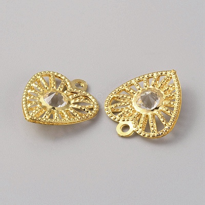 Iron Rhinestone Pendants IFIN-TAC0052-43E-1