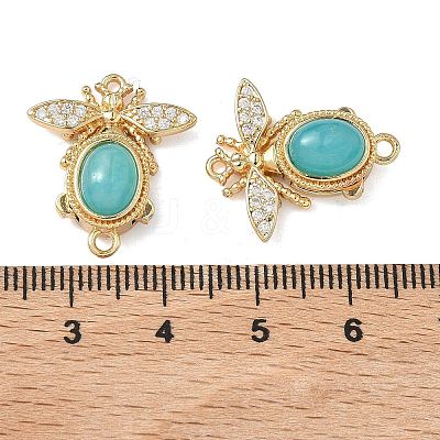 Brass Micro Pave Clear Cubic Zirconia Box Clasps KK-C075-43A-G-1
