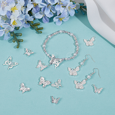 54Pcs 9 Styles Alloy Pendants FIND-SC0017-51-1