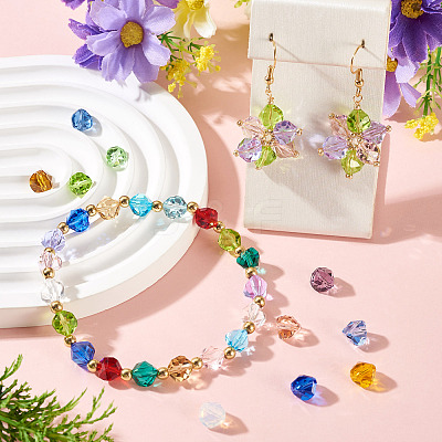 10Pcs Glass Imitation Austrian Crystal Beads GLAA-TADJ0001-11D-1