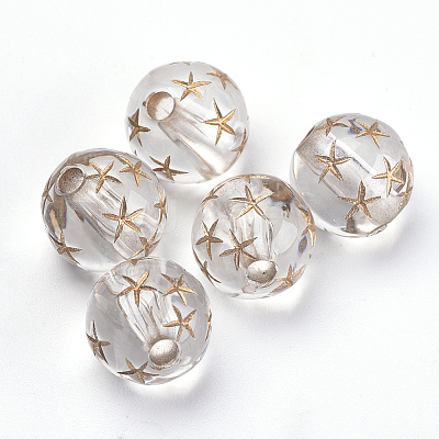 Plating Acrylic Beads LS-X-OACR-S016-66-1