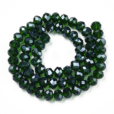 Electroplate Glass Beads Strands EGLA-A034-T2mm-A31-1