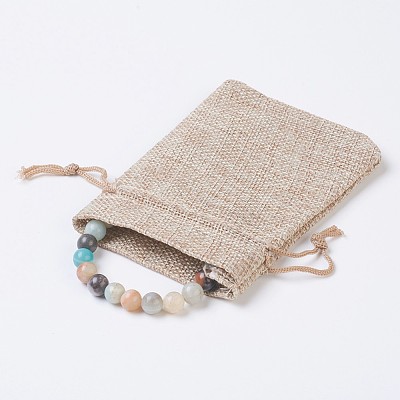 Natural Flower Amazonite Stretch Bracelets BJEW-JB03683-02-1