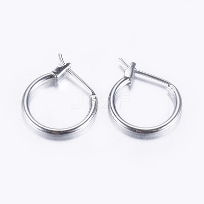 Brass Hoop Earrings X-KK-E720-01P-1
